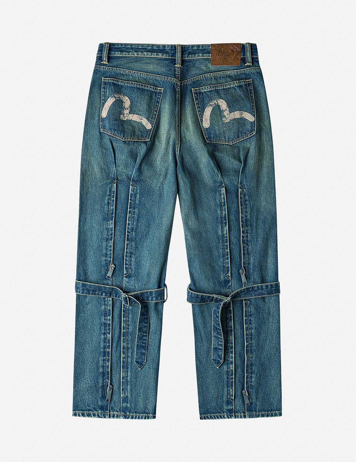 EVISU JEANS ダークブルーデニム Washed Bondage Jeans – EVISU