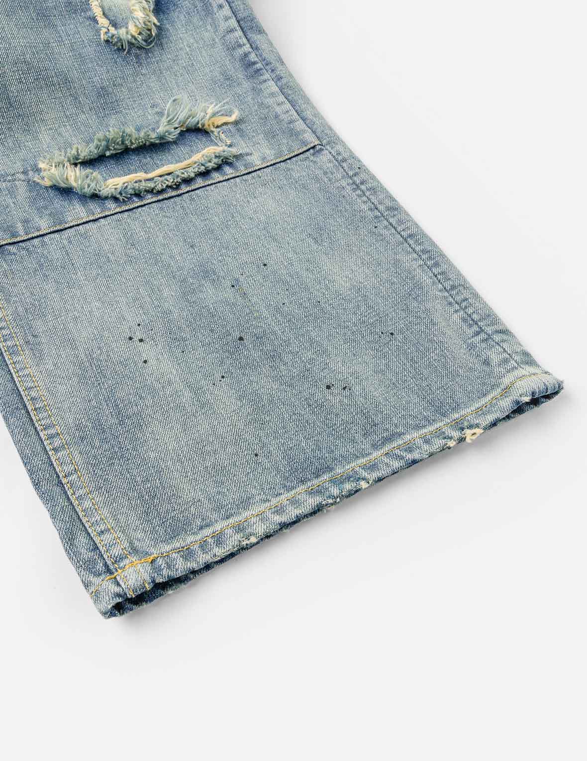 5-Pocket Distressed Jeans
