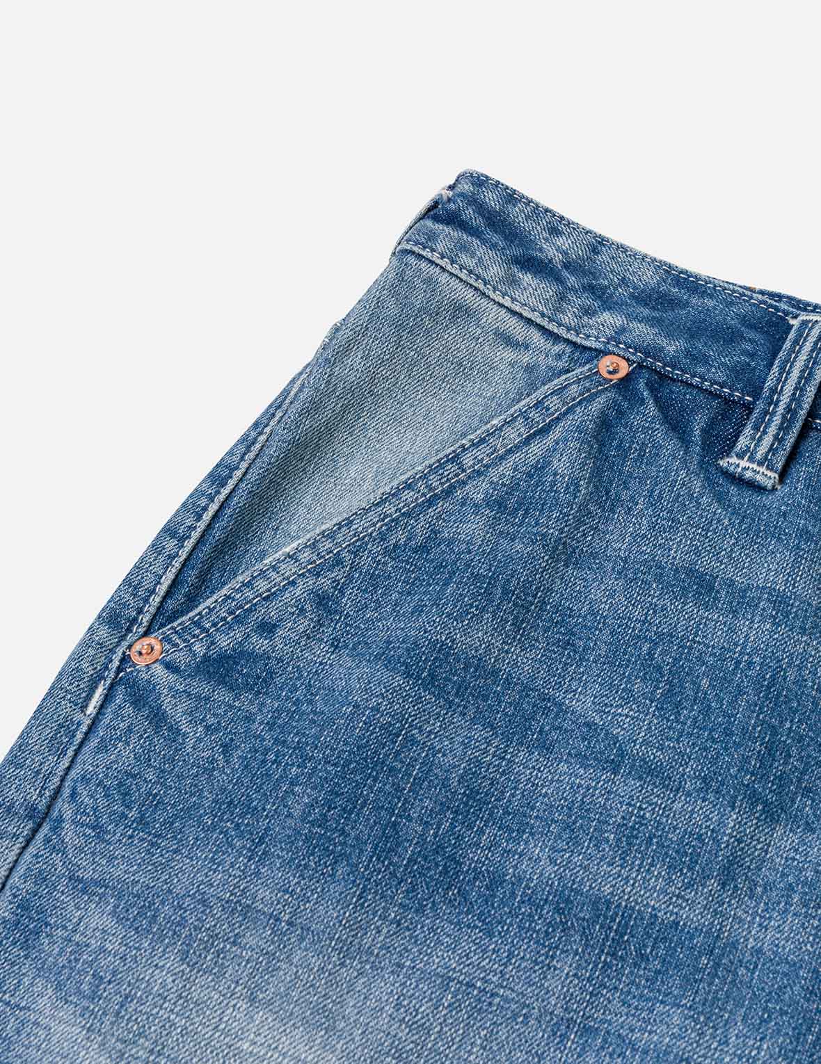 Seagull Print Double Knee Jeans – EVISU