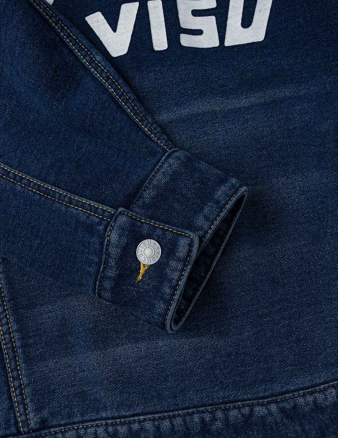Washed Type 1 Denim Patchwork Jacket – EVISU