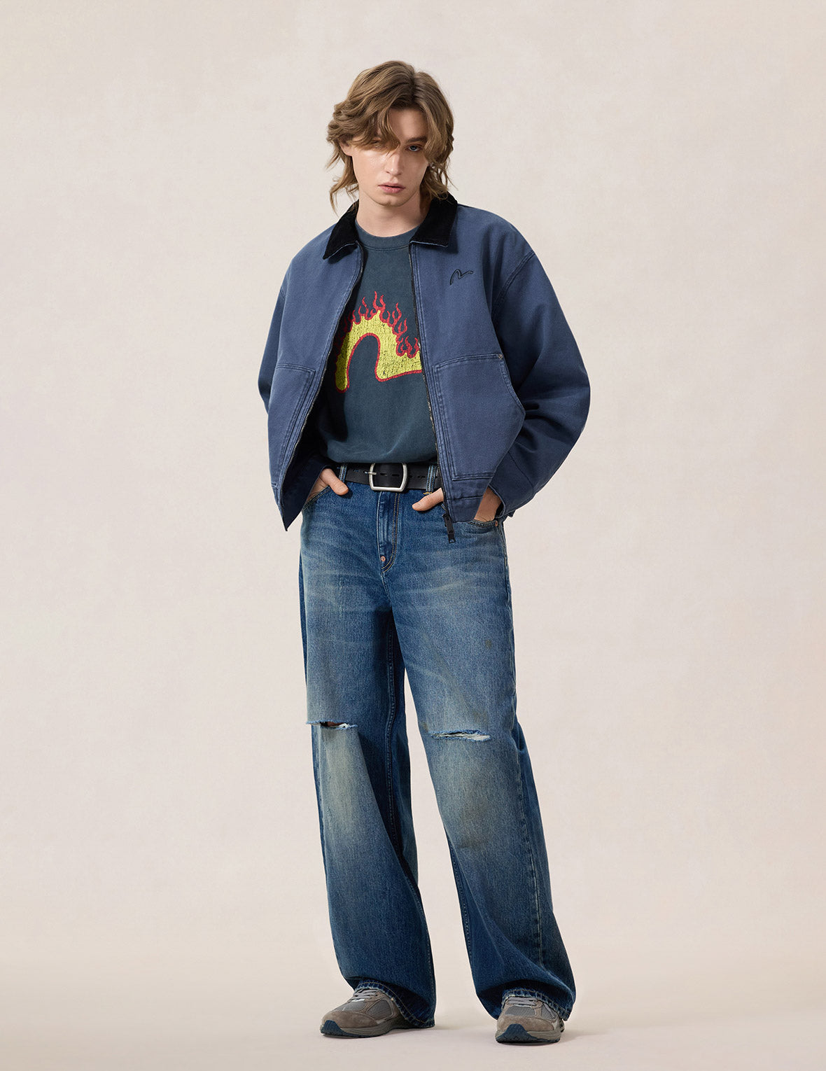 Washed Work Jacket – EVISU