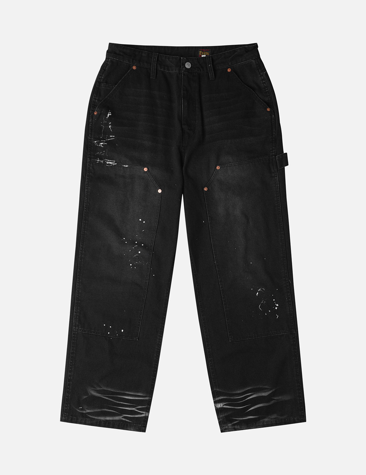 Heavy Washed And Distressed Daicock Jeans – EVISU