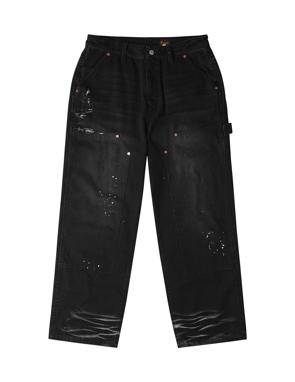 Heavy Washed And Distressed Daicock Jeans – EVISU