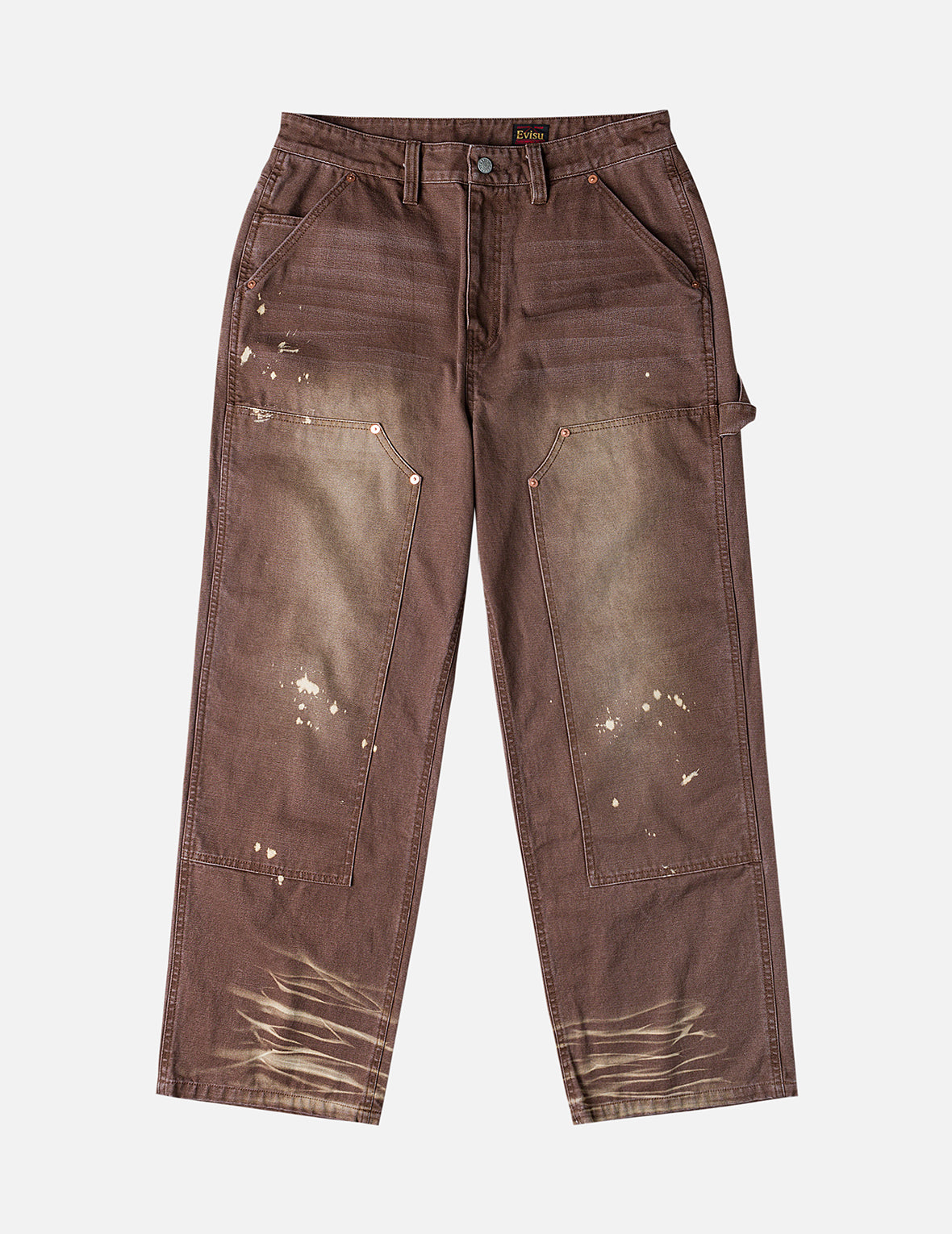 Heavy Washed And Distressed Daicock Jeans – EVISU