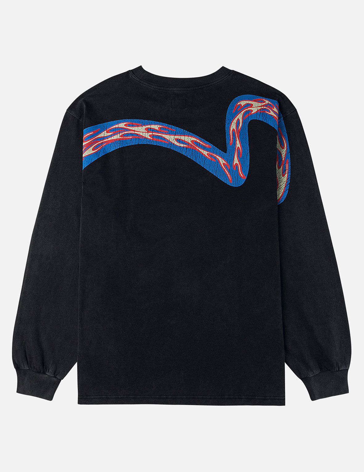 7.DECEMBERMAY⭐︎ロンT evisu.001.s.s Reversed Seagull Slogan Long-sleeve T-shirt – EVISU