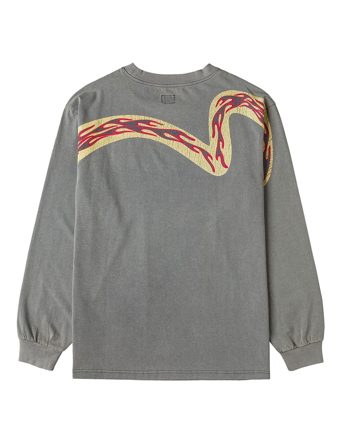 Reversed Seagull Slogan Long-sleeve T-shirt