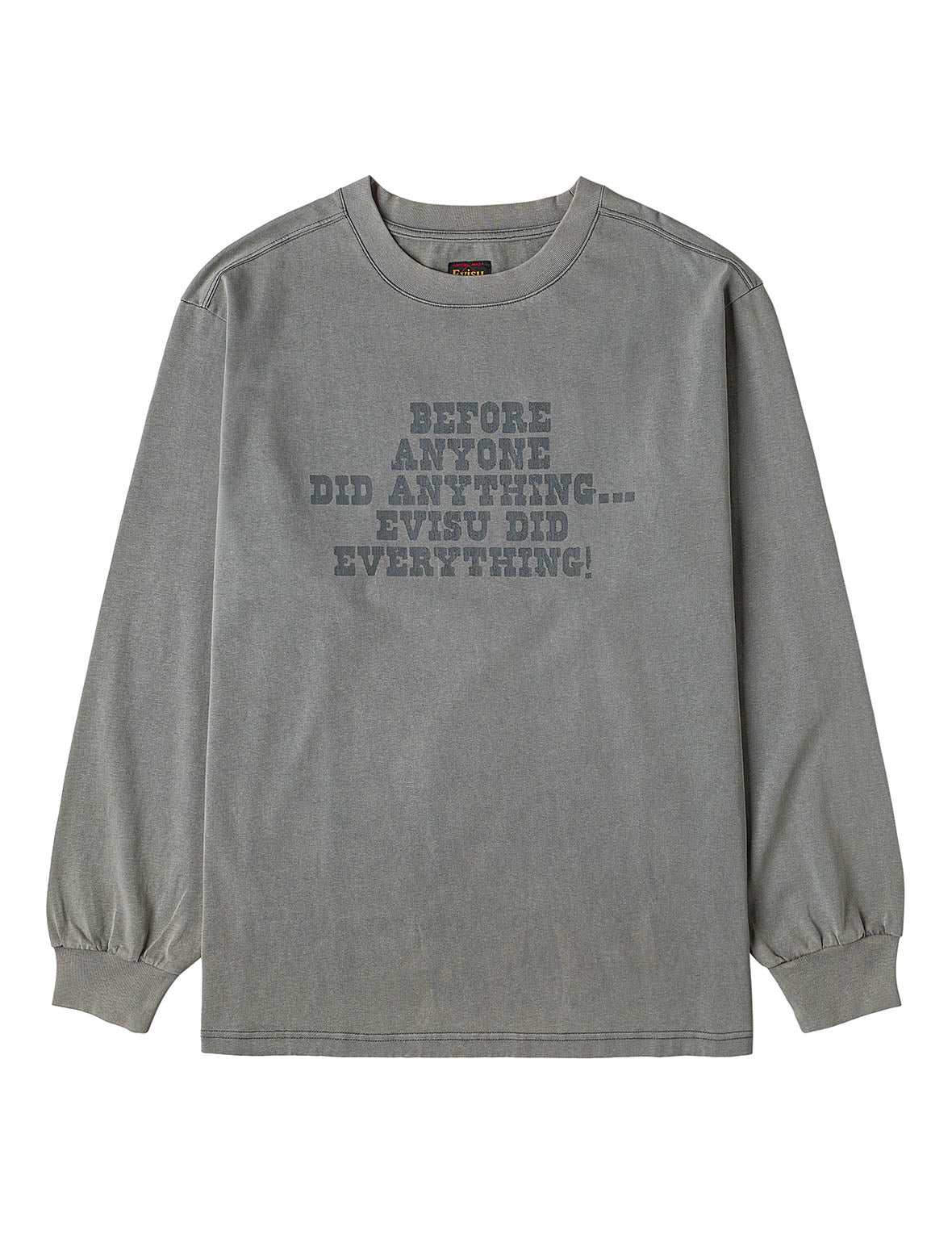 Reversed Seagull Slogan Long-sleeve T-shirt