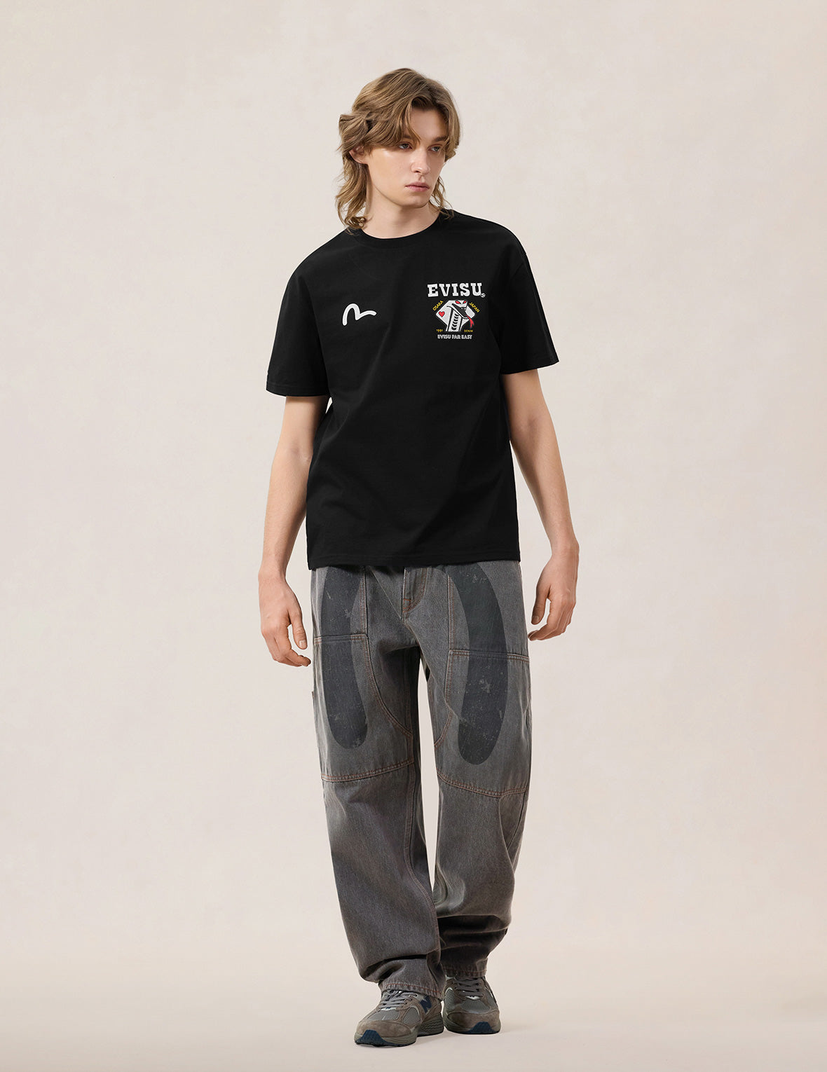 Snake and Poker T-shirt – EVISU Snake and Poker T-shirt – EVISU