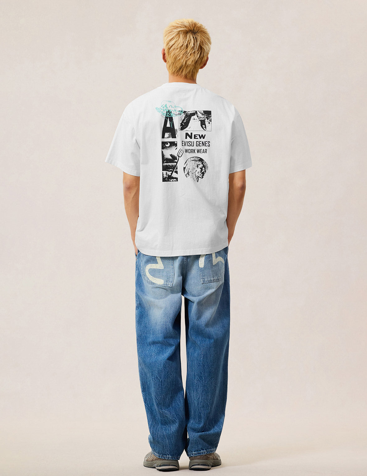 New EVISU Genes Workwear T-shirt