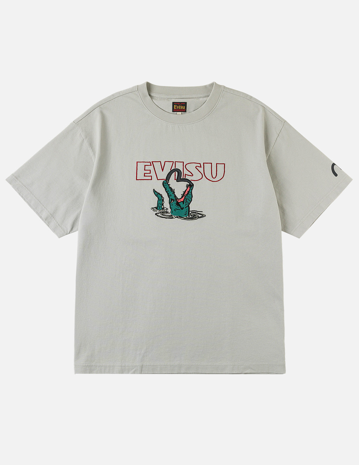 Alligator vs Seagull Outlined Embroidery T-shirt – EVISU