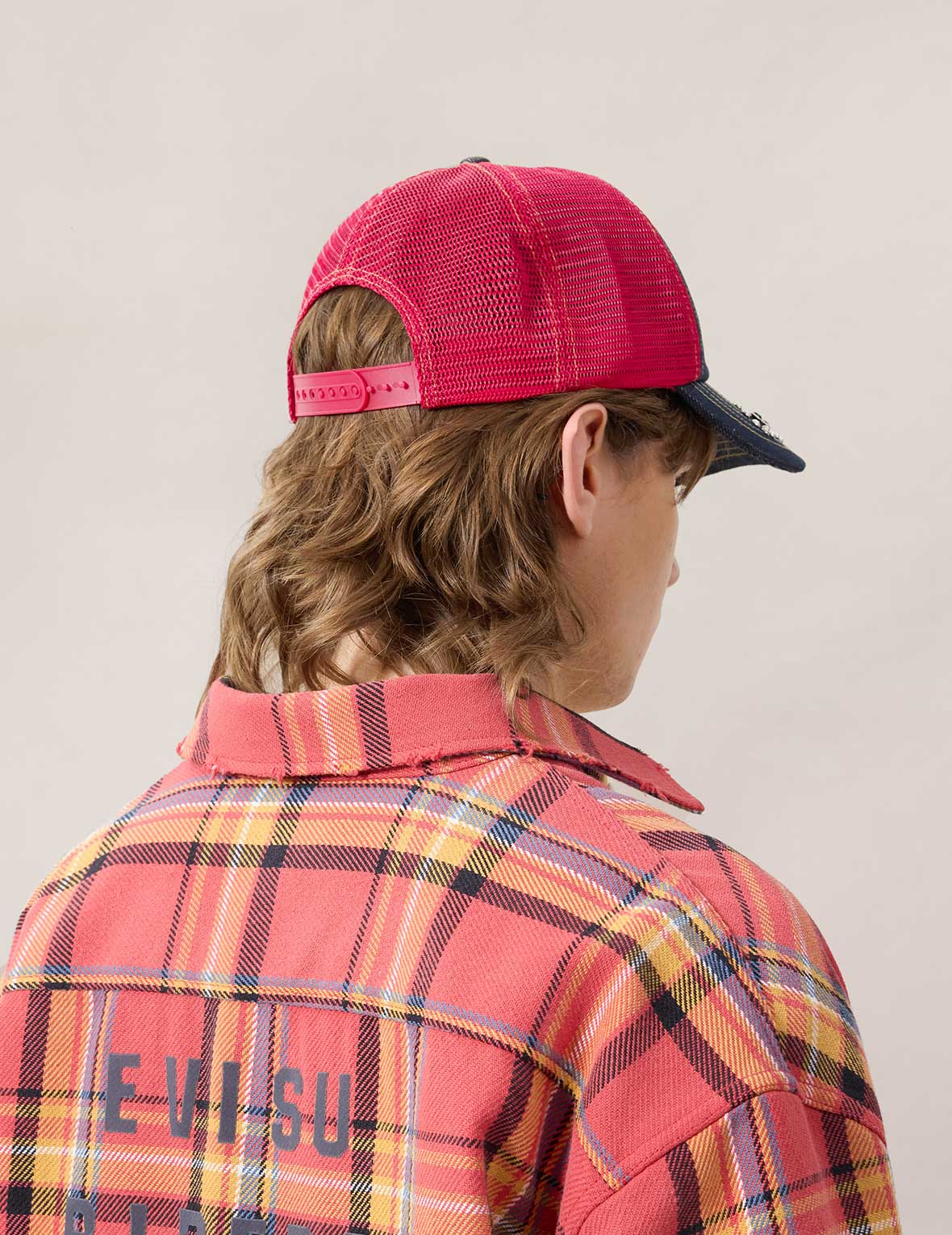 EVISU复古铆钉卡车帽