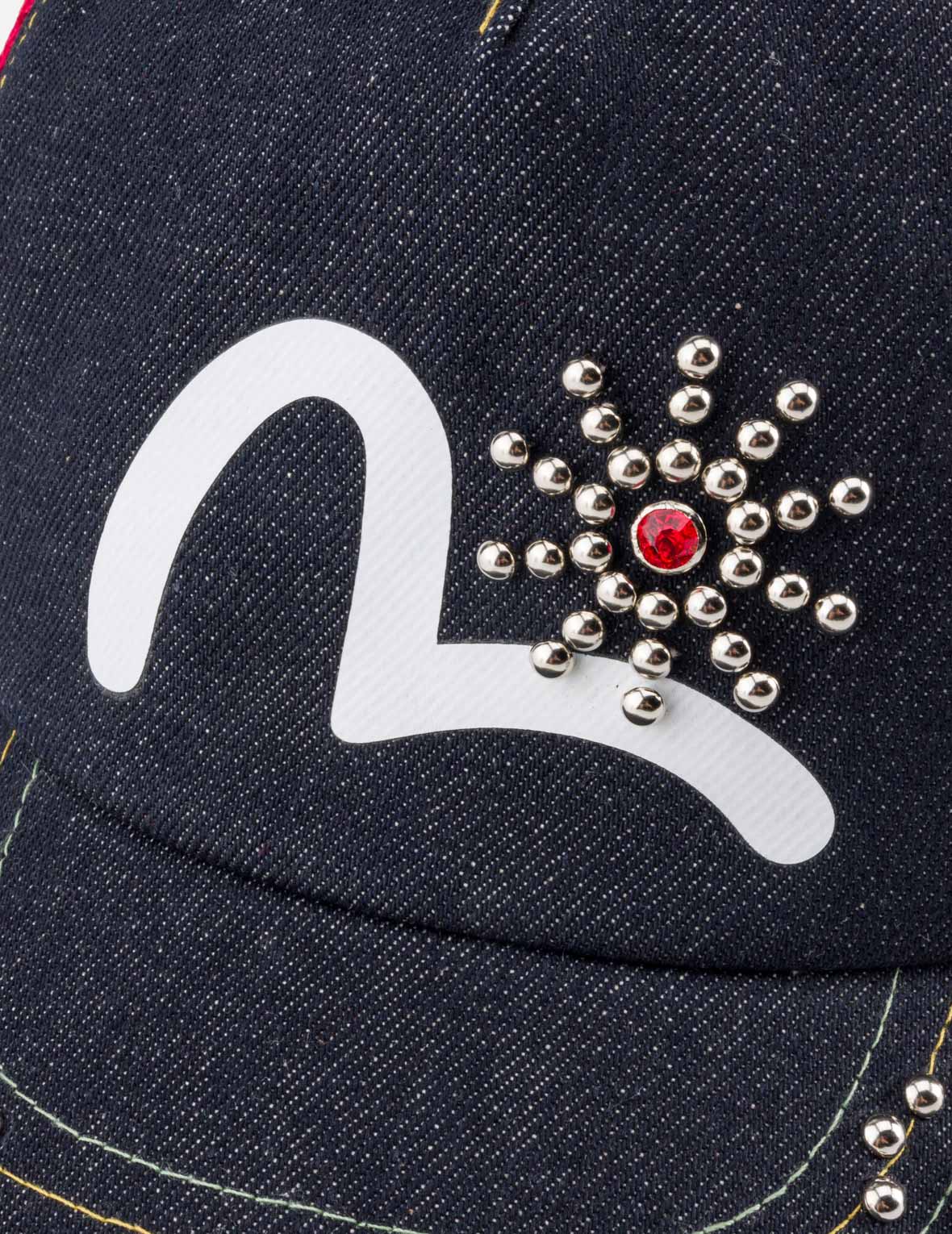 EVISU复古铆钉卡车帽