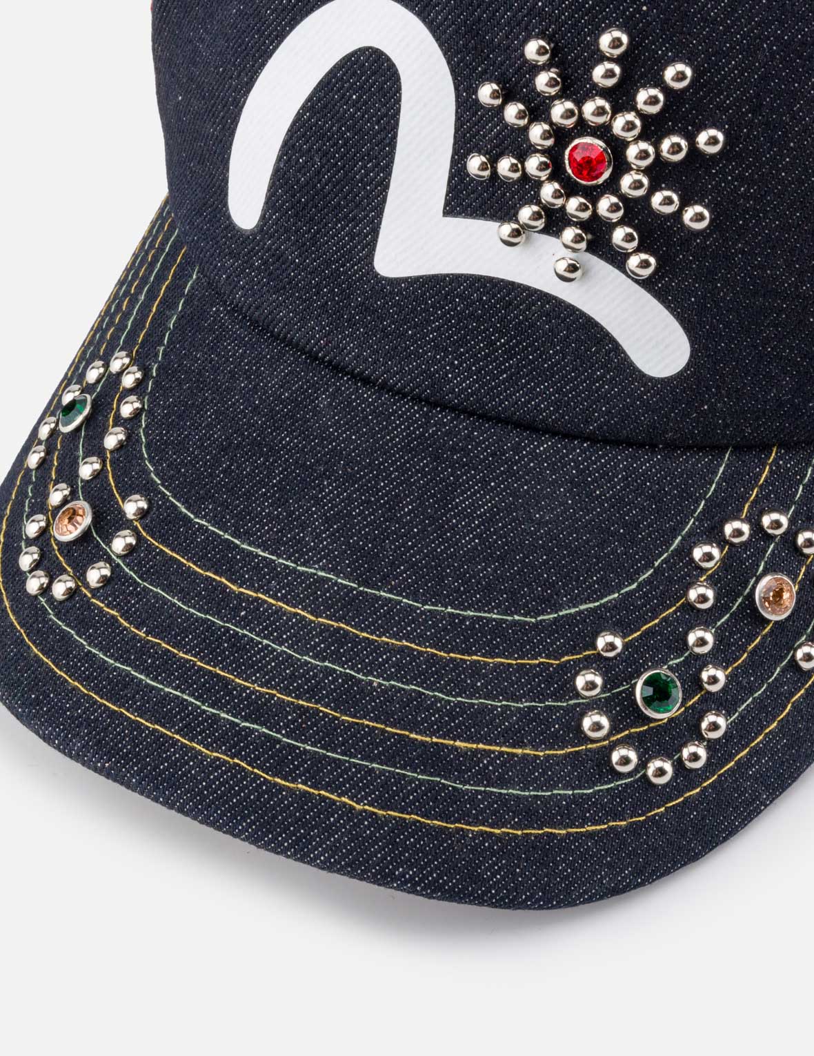 EVISU复古铆钉卡车帽