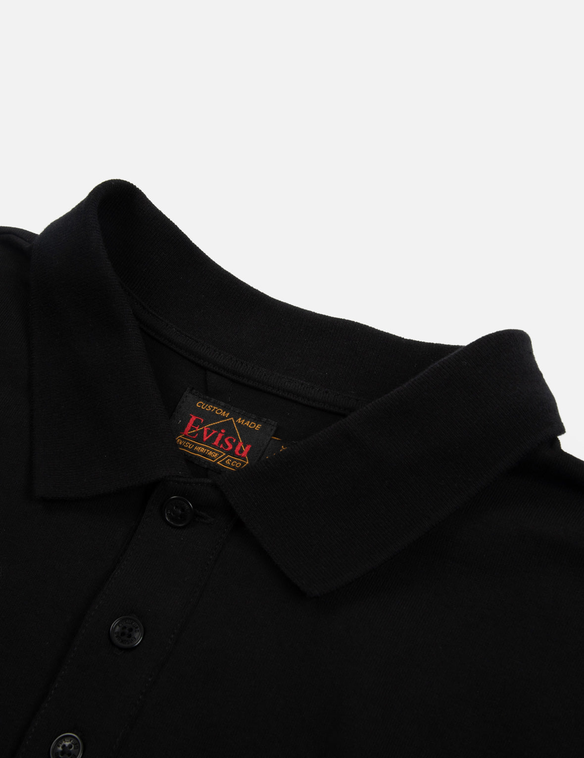 Godhead Print Polo Shirt – EVISU Godhead Print Polo Shirt – EVISU