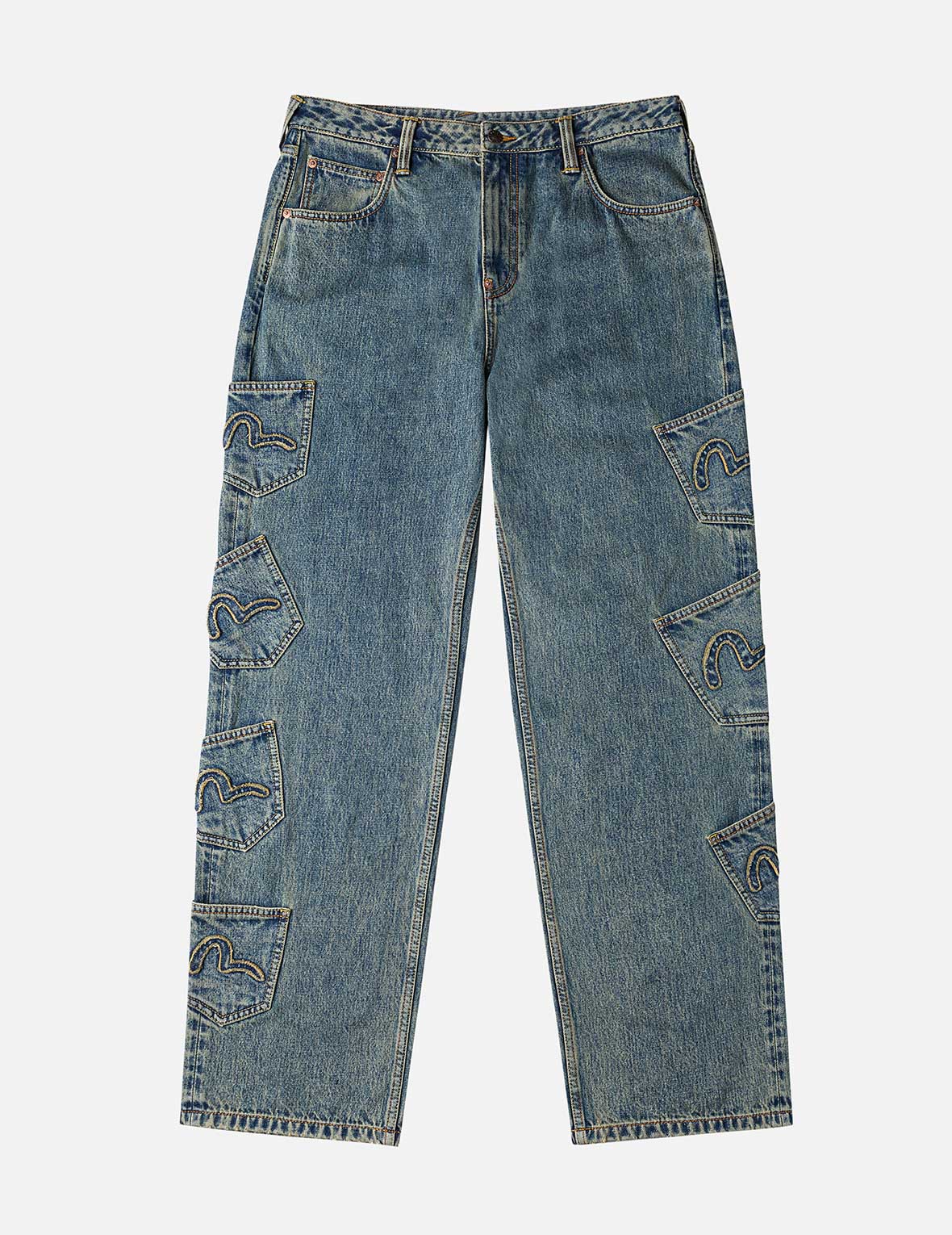 dada着用 EVISU ピンクペイントデザイン 大黒 完売品 - メルカリ