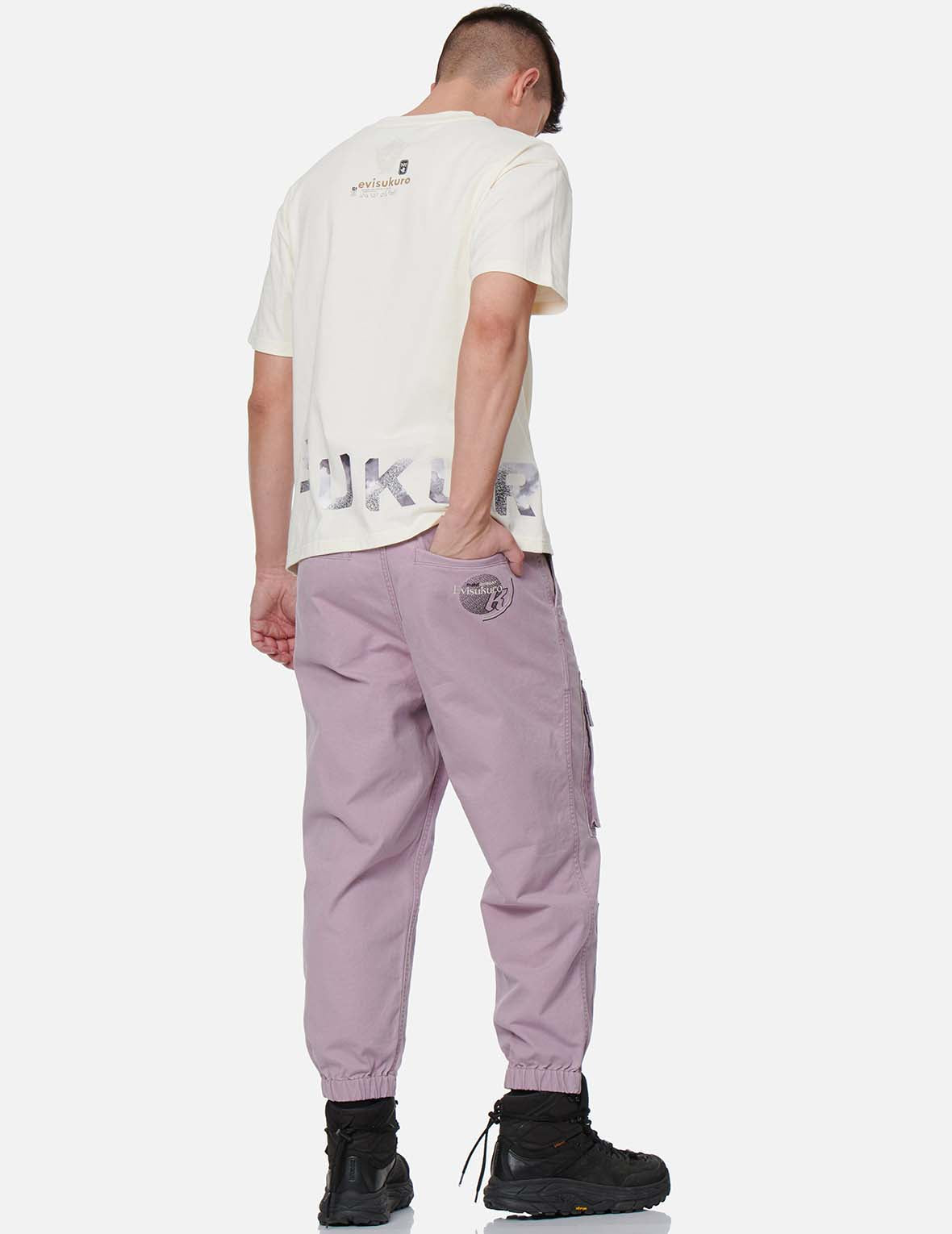 Brocade-pattern Embroidery Cargo Jogger Pants – EVISU