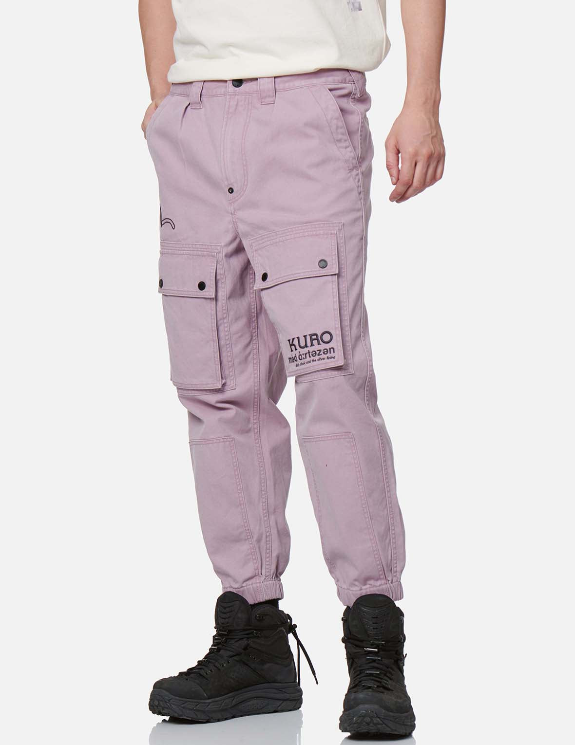 Brocade-pattern Embroidery Cargo Jogger Pants – EVISU