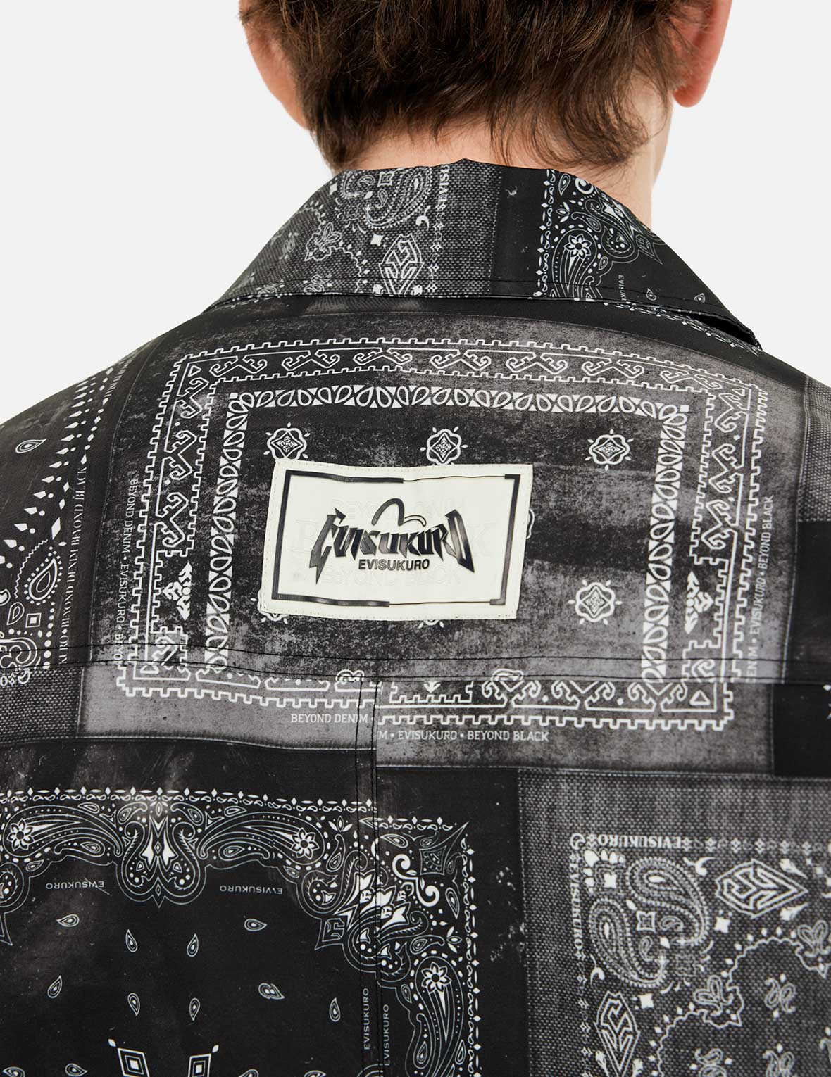 Allover Paisley Print Oversized Coach Jacket – EVISU