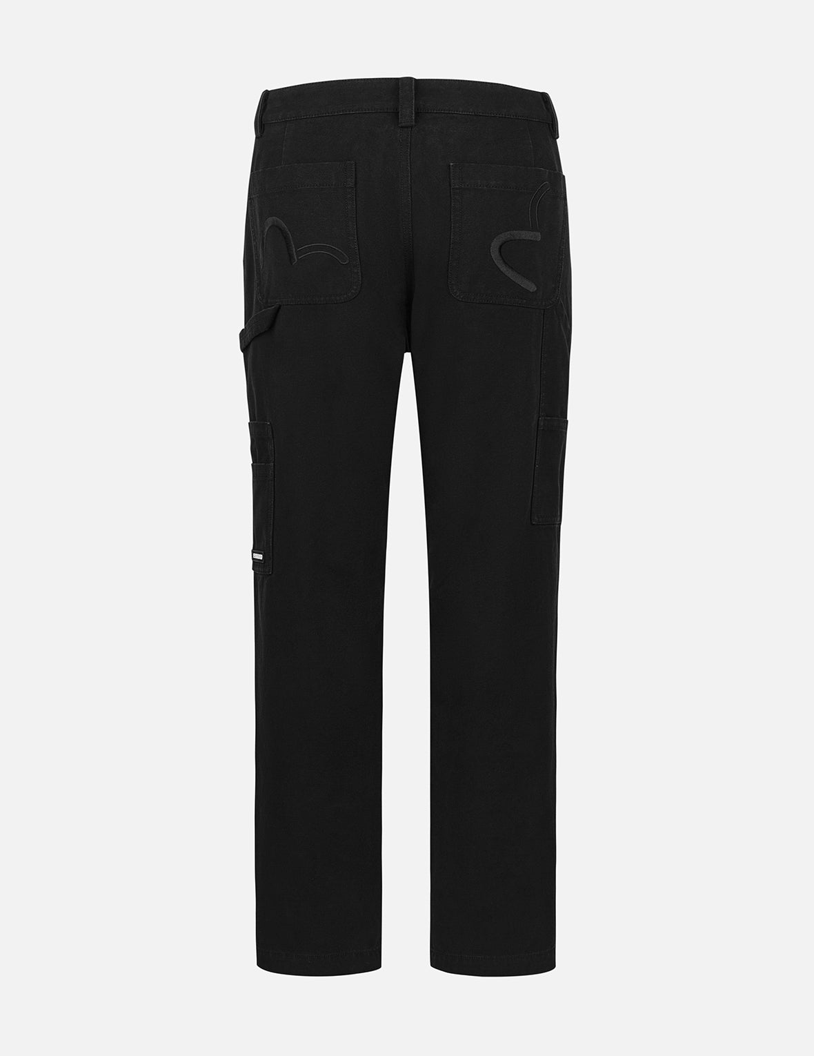 商标刺绣宽版功能长裤– EVISU