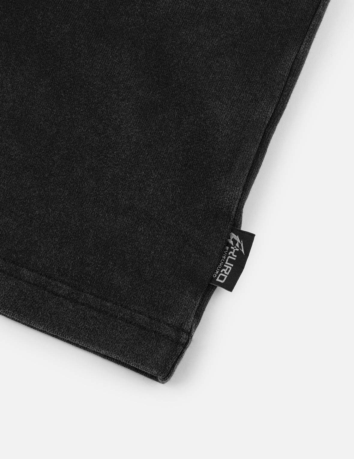 EVISUKURO Embroidery Washed Relax Fit T-shirt