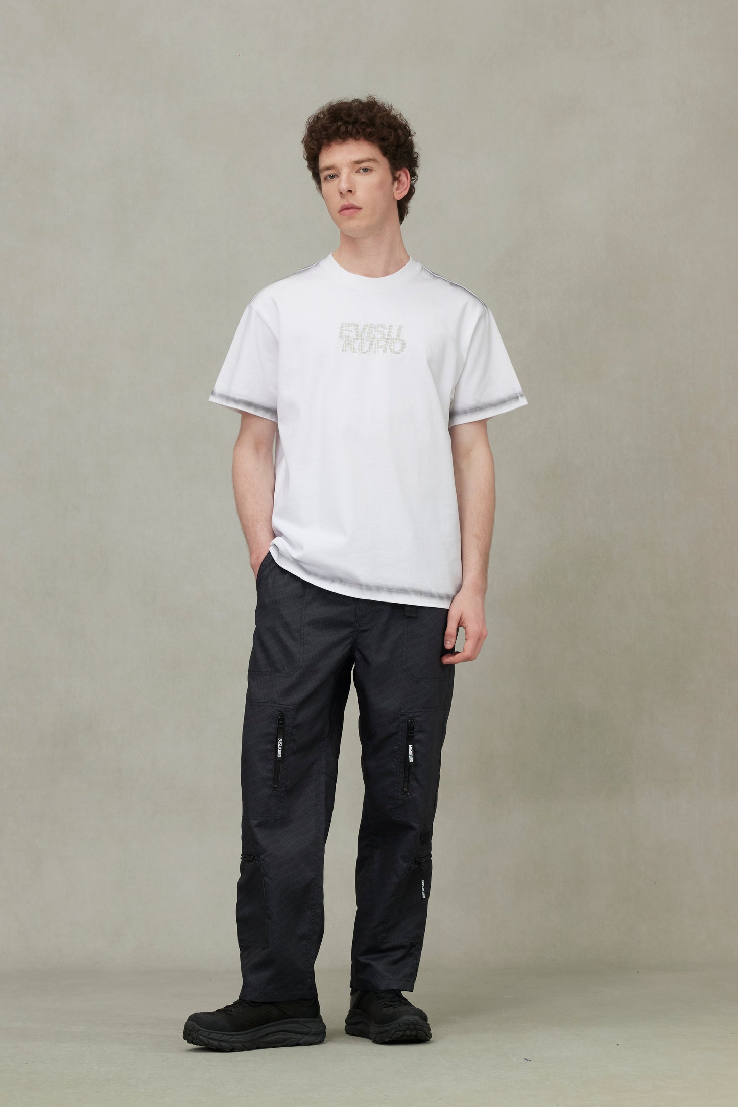 Japanese Appliqué Logo Embroidery Regular Fit T-shirt