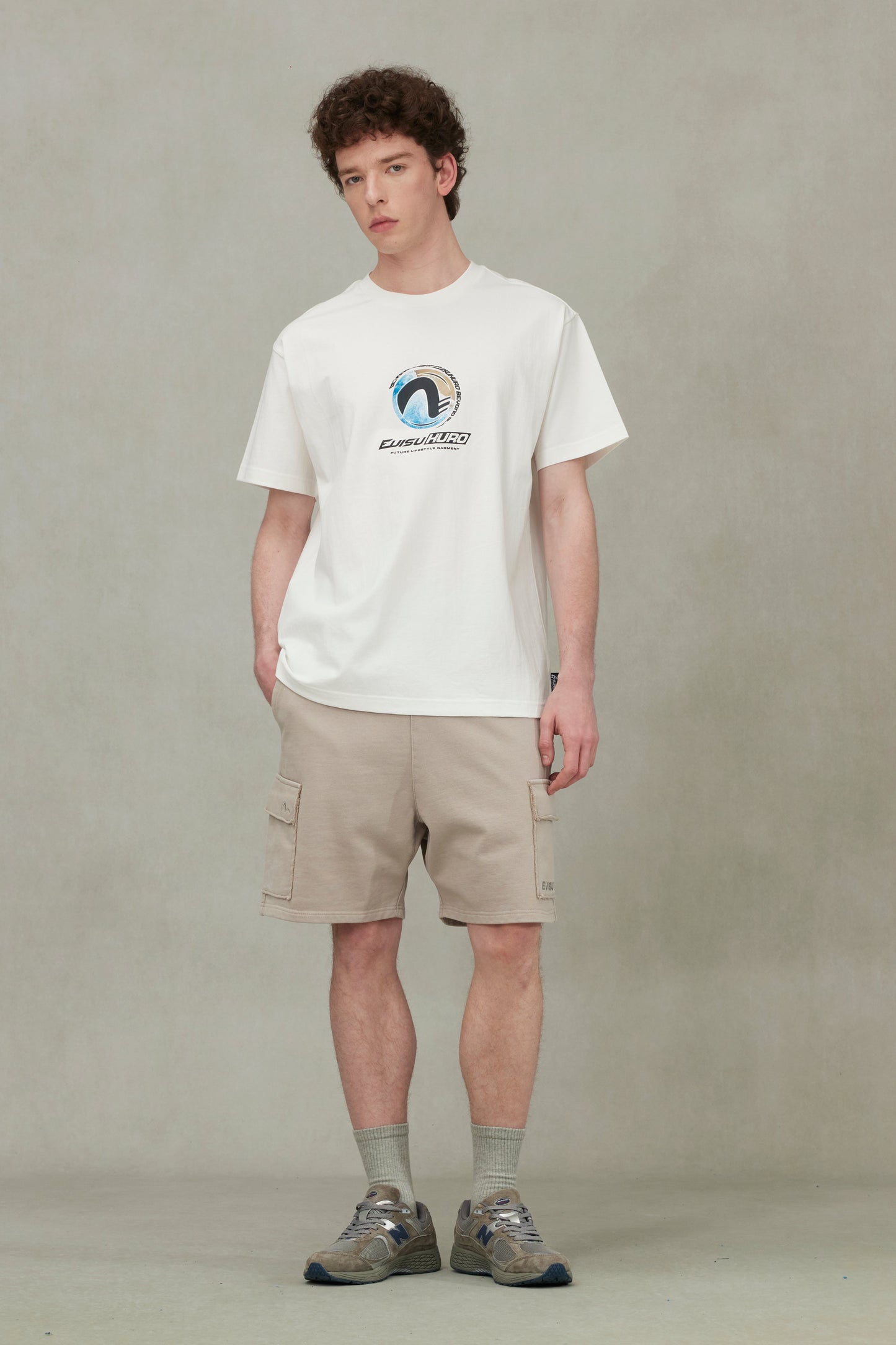 EVISUKURO Motifs Print Regular Fit T-shirt