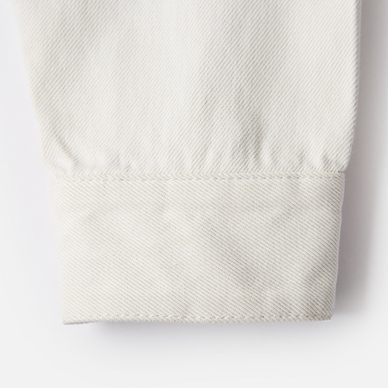 Slashed Seagull Embroidered Denim Dungaree Dress