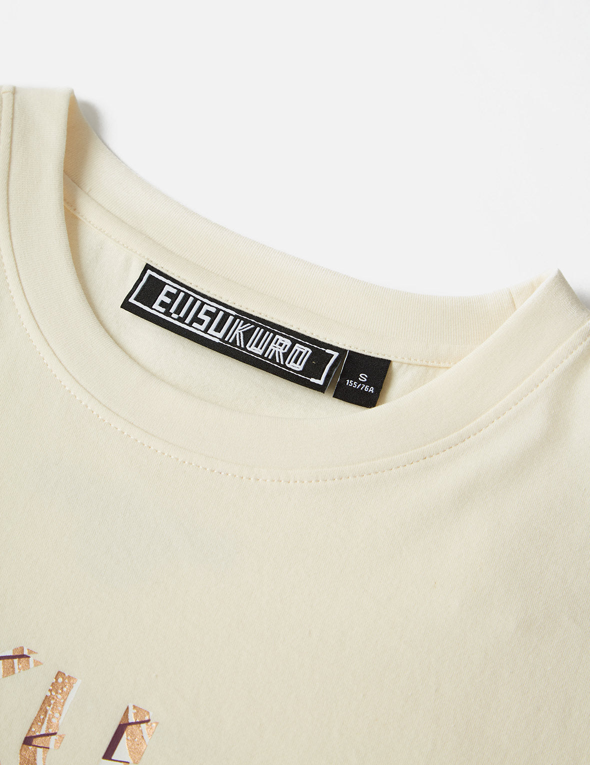 ◆THE MUSEUM VISITOR◆ CUBIC LOGO STITCHED TSHIRTS WHITE 102 6d6b6ff95d686.jpg