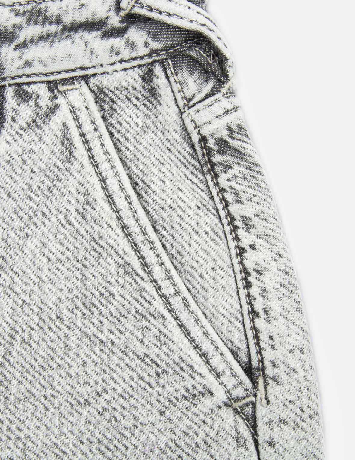 Distressed Bermuda Denim Shorts