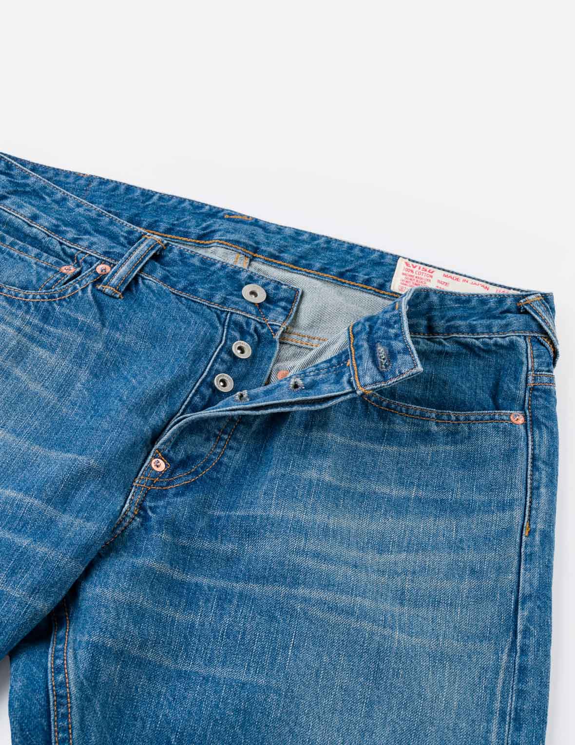 Light-washed Seagull Print Taper Fit Jeans #2017 – EVISU