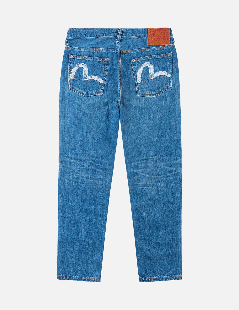 Light-washed Seagull Print Taper Fit Jeans #2017 – EVISU