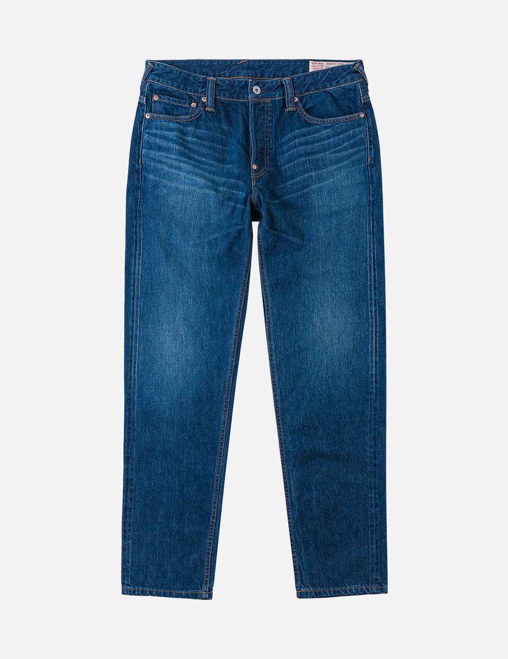 Mid-washed Seagull Print Taper Fit Jeans #2017 – EVISU