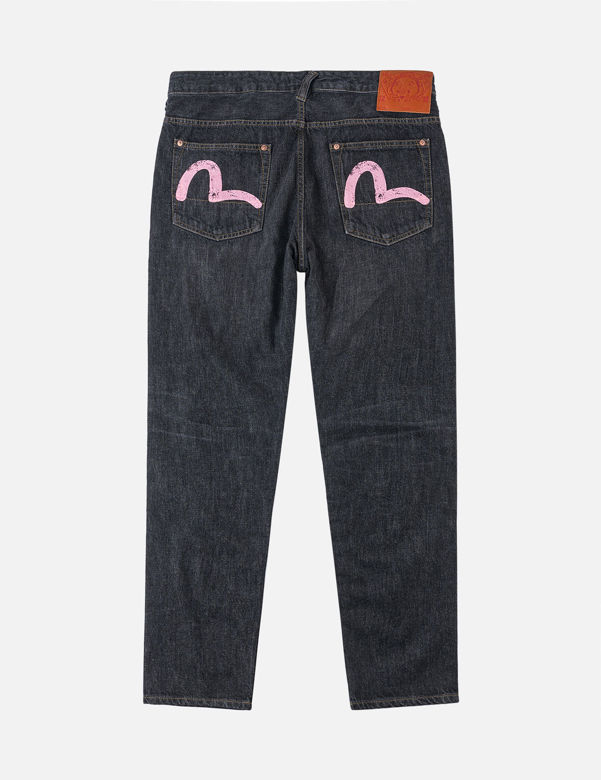 Evisu jeans 32×32 Black Washed Seagull Print Taper Fit Jeans #2017 – EVISU