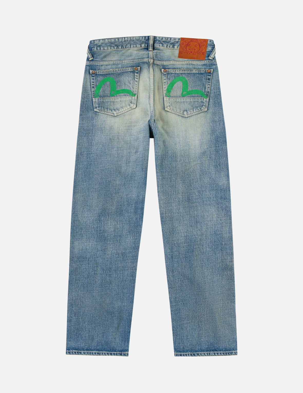 Light-washed Seagull Print Regular Fit Jeans #2020 – EVISU