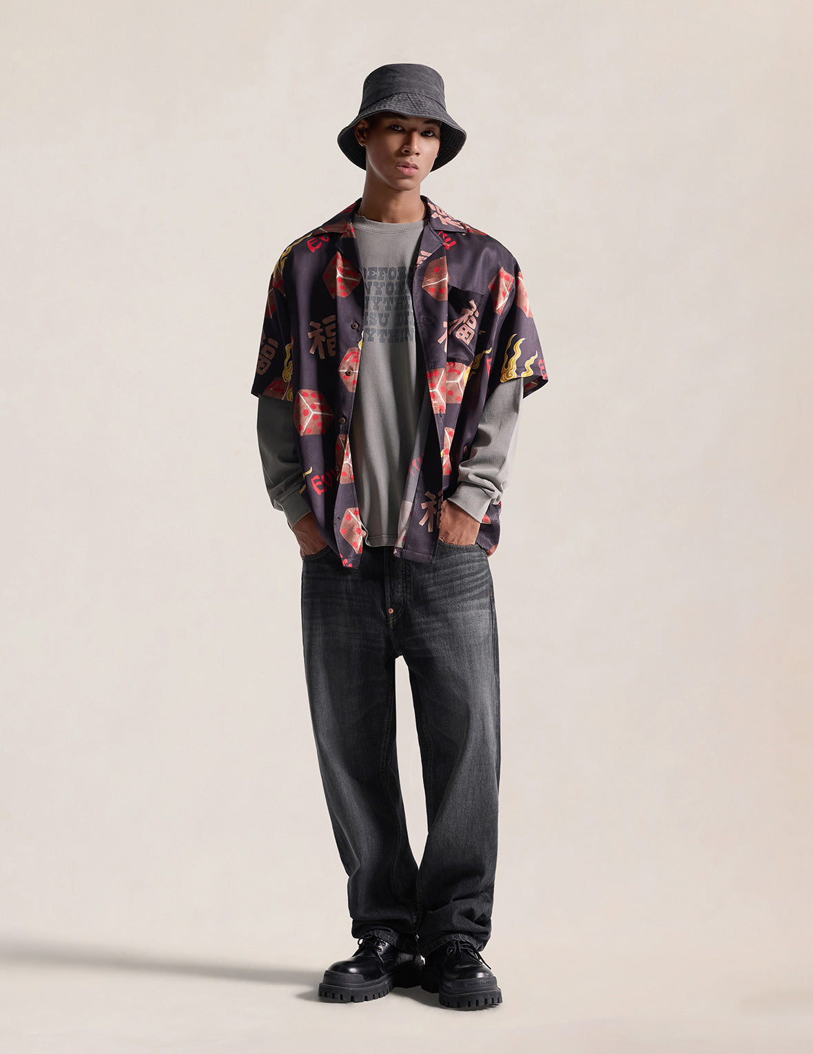 Black Washed Seagull Print Regular Fit Jeans #2020 – EVISU