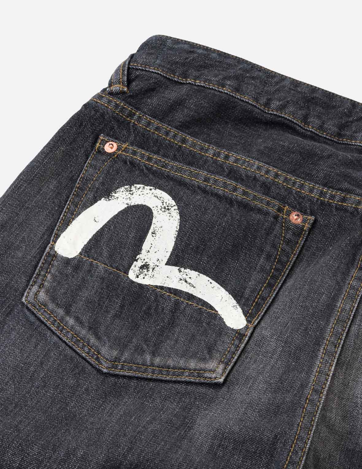 Black Washed Seagull Print Regular Fit Jeans #2020 – EVISU