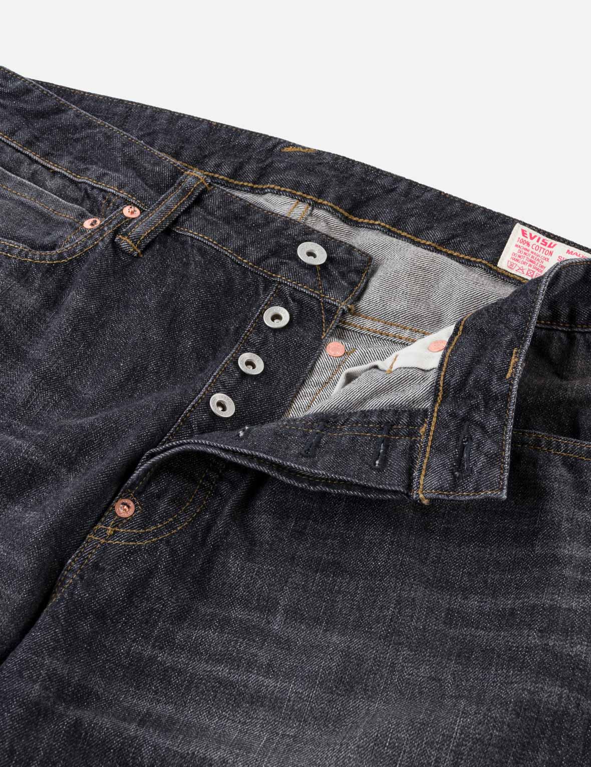 Black Washed Seagull Print Regular Fit Jeans #2020