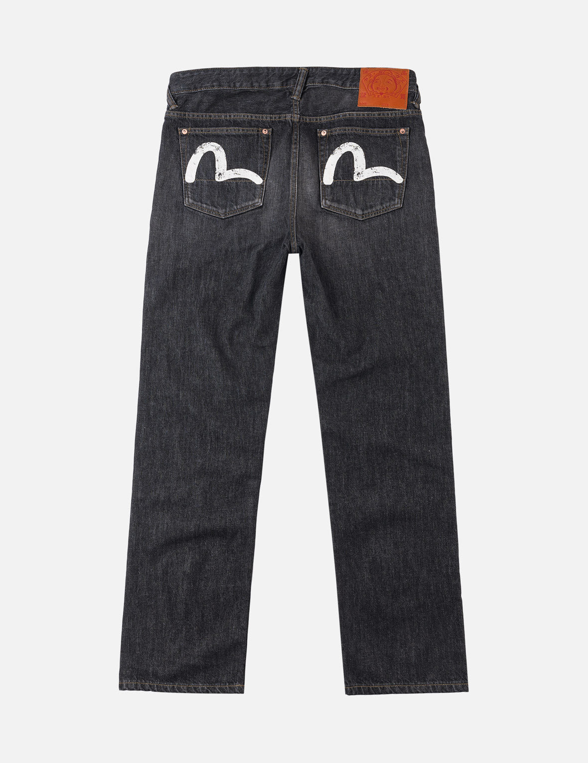 Black Washed Seagull Print Regular Fit Jeans #2020 – EVISU