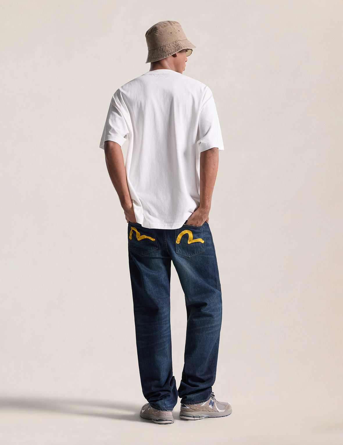 Dark-washed Seagull Print Regular Fit Jeans #2020 – EVISU
