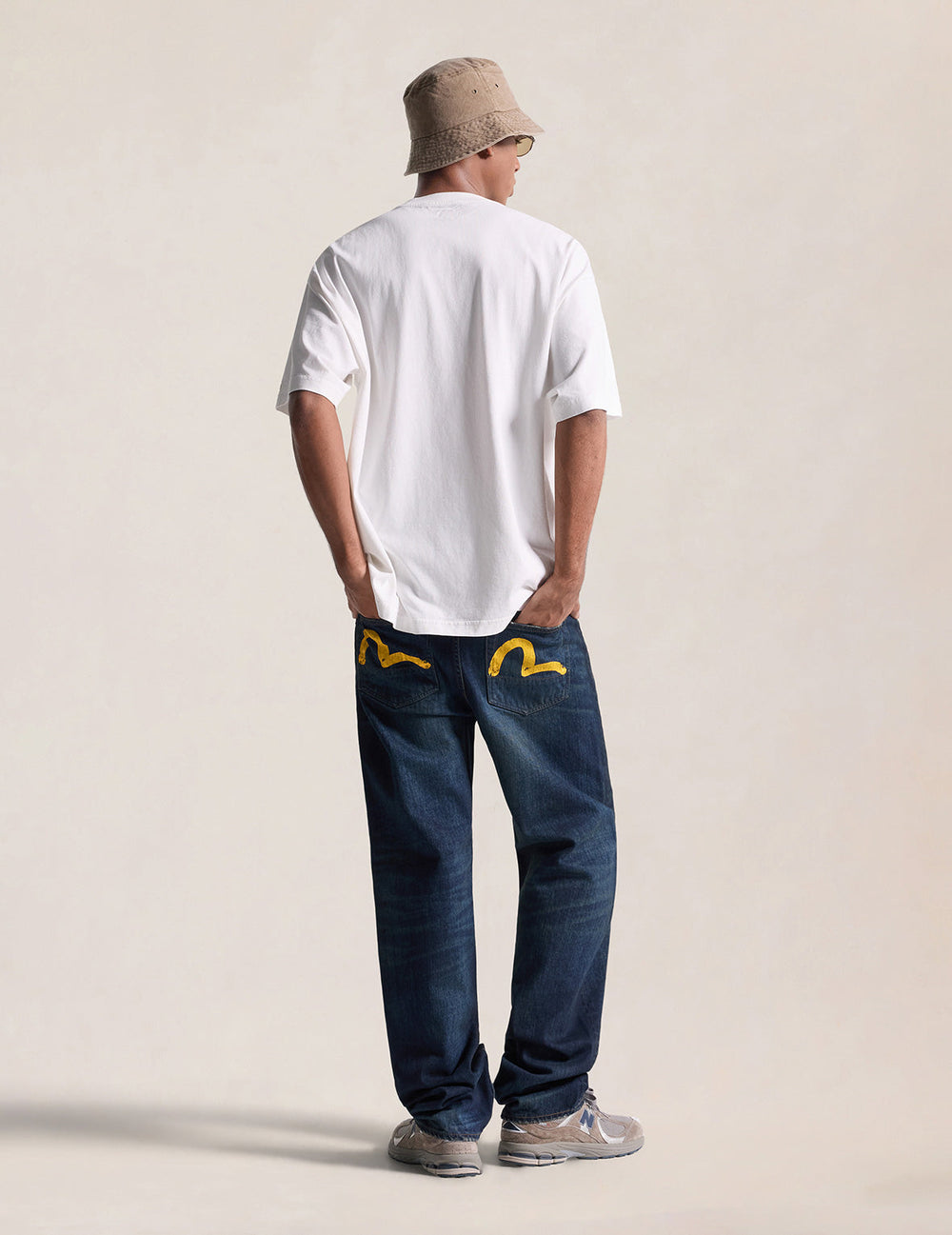 Dark-washed Seagull Print Regular Fit Jeans #2020 – EVISU