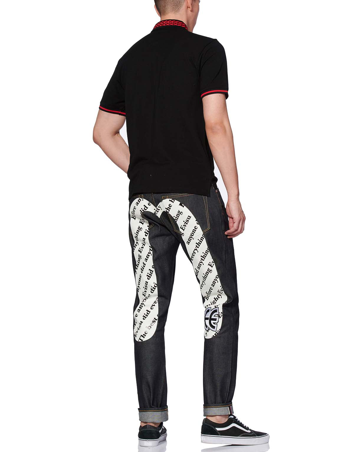 Chain Embroidered Polo Shirt – EVISU