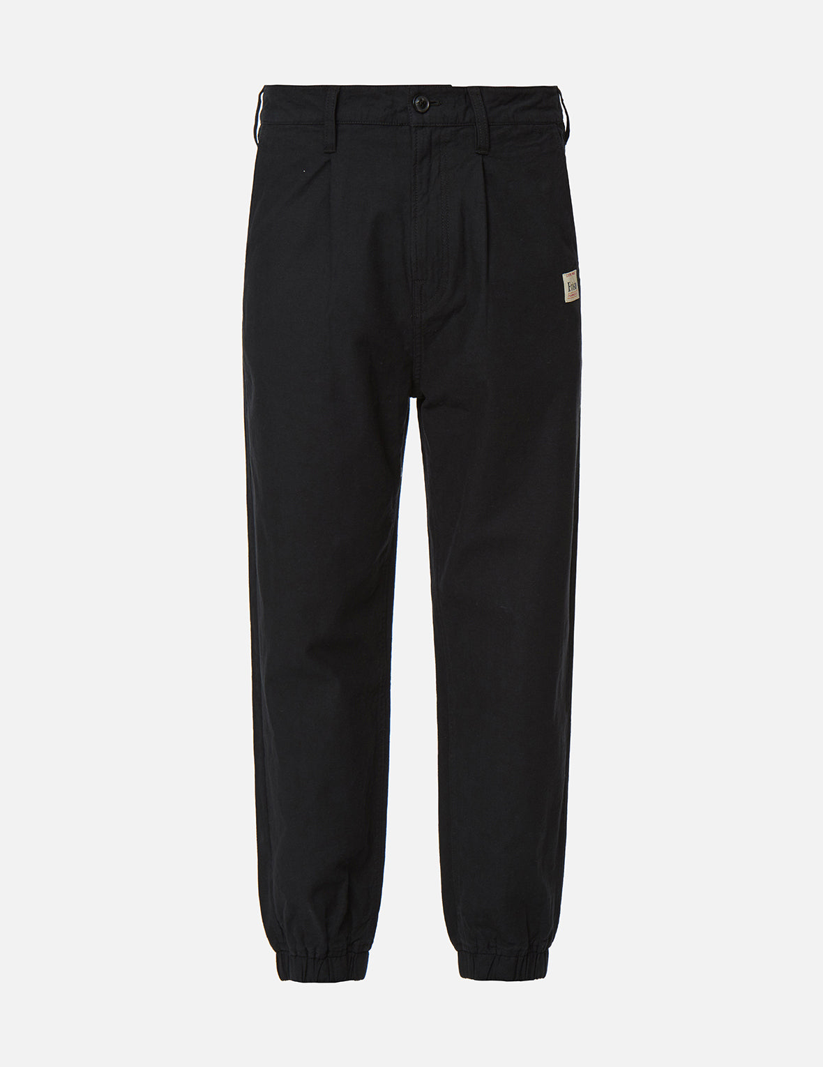 Seagull and Logo Embroidery Woven Jogger Pants
