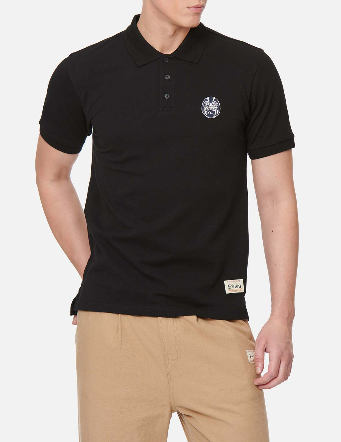 Daruma Embroidered Polo Shirt