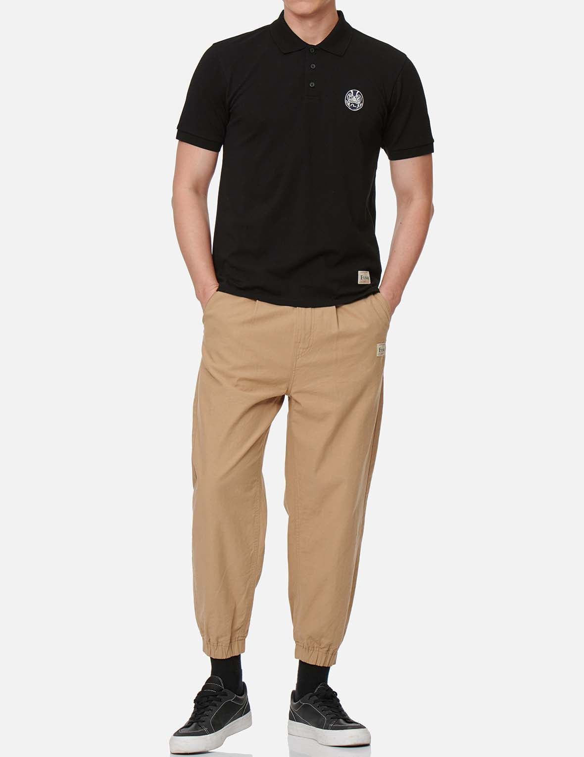 Daruma Embroidered Polo Shirt