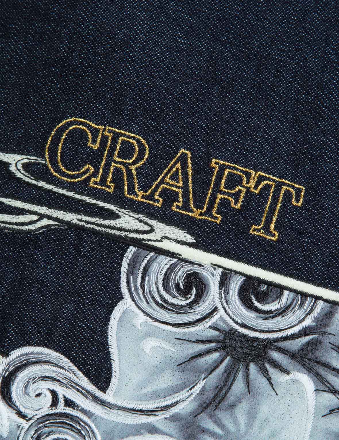 Komainu Framed Graphic Print Denim Shirt