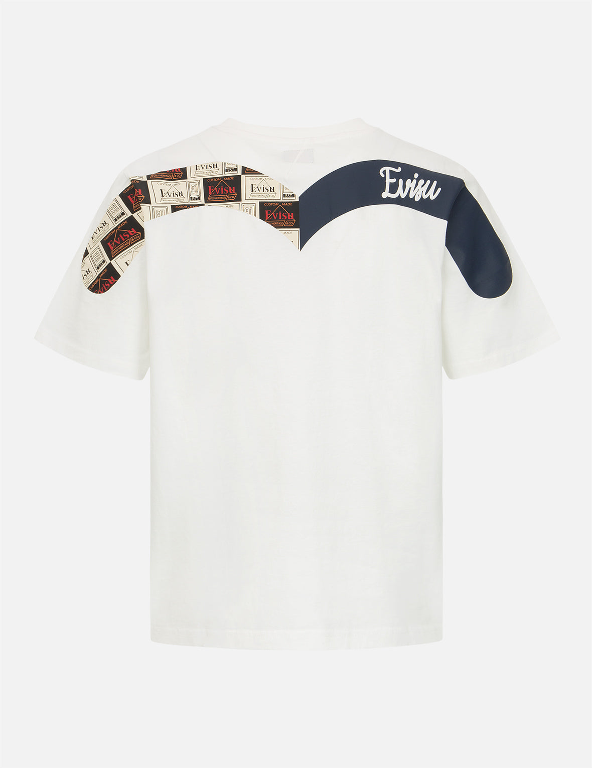 Label-pattern Daicock Print T-shirt