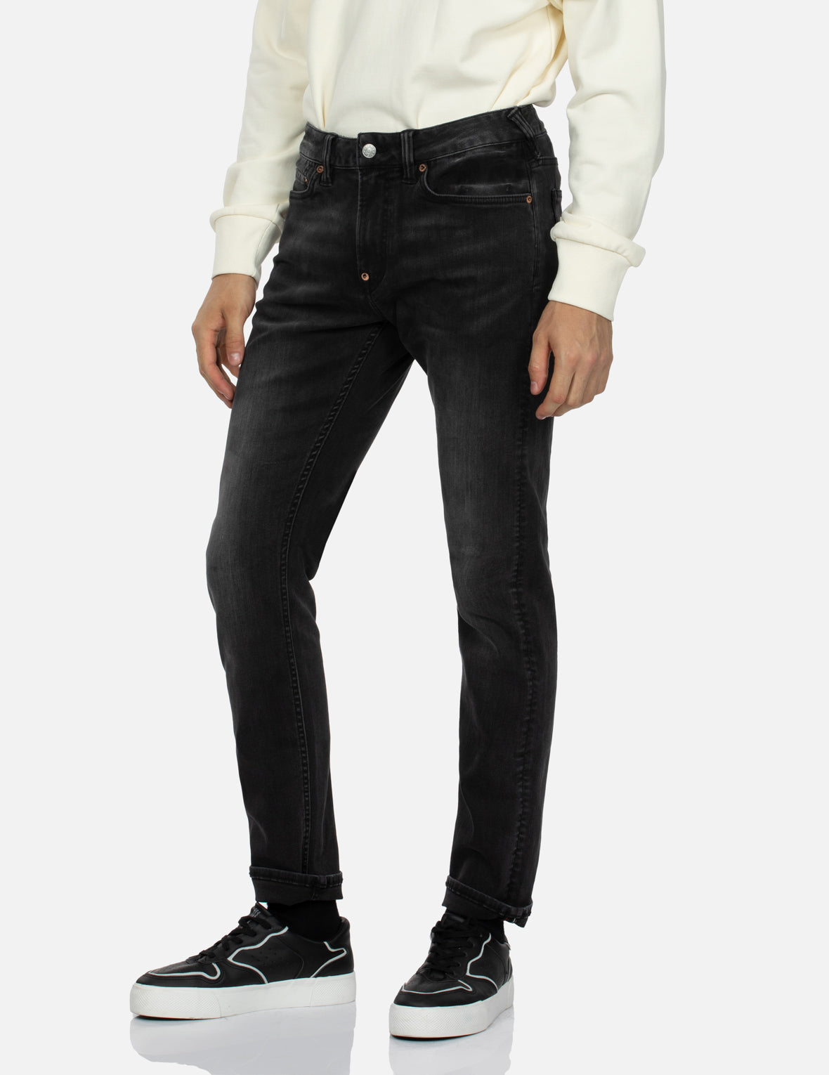 Seagull Print Flex Skinny Denim Jeans #2028