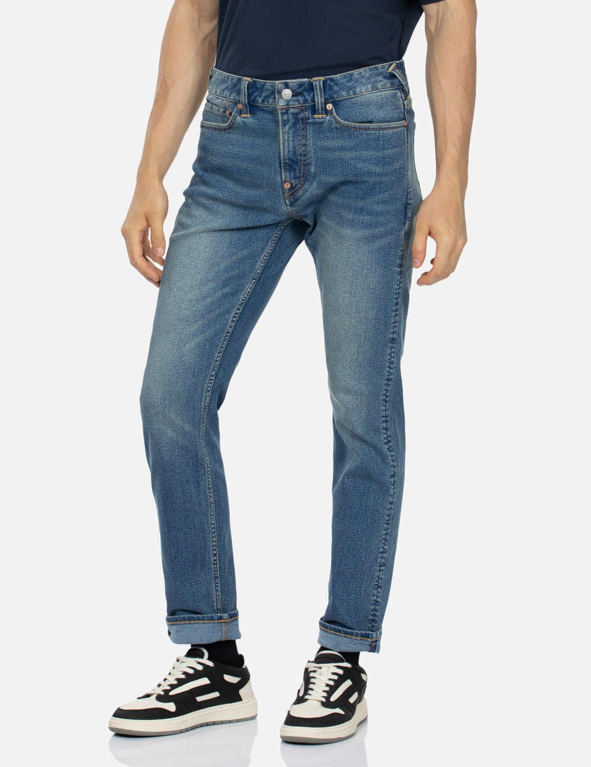 Seagull Print Flex Skinny Denim Jeans #2028 – EVISU