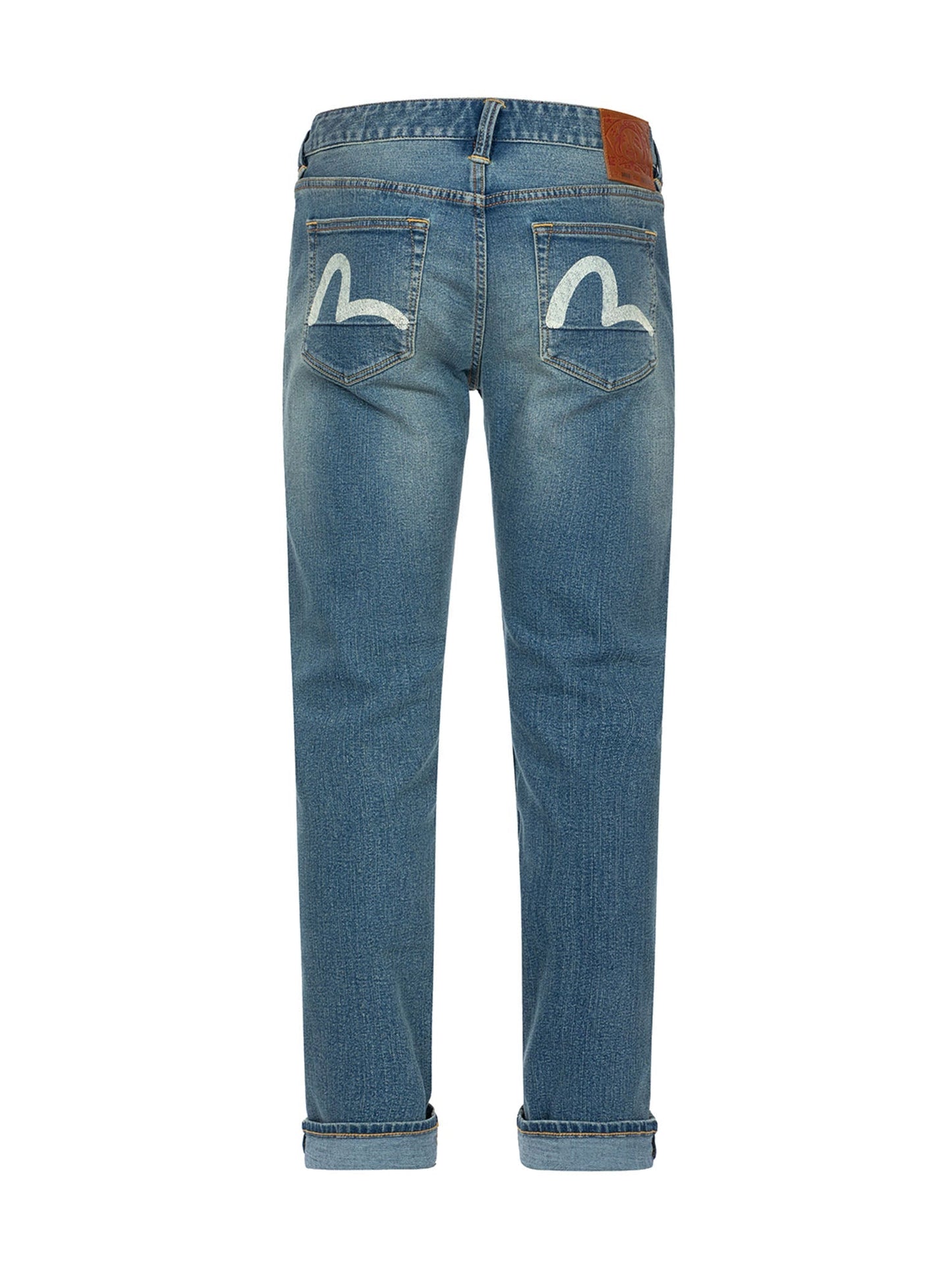 Seagull Print Flex Skinny Denim Jeans #2028