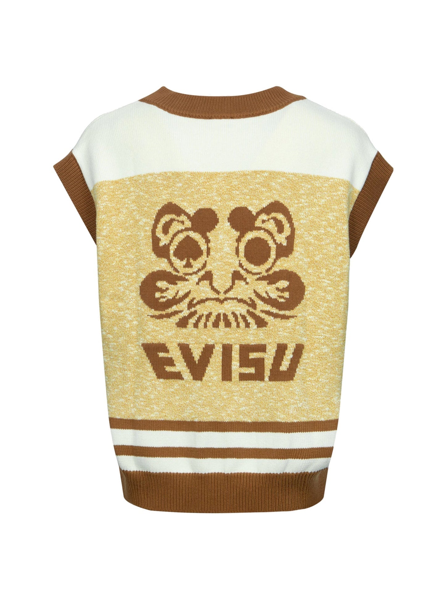 黑桃达摩提花时尚版型针织背心